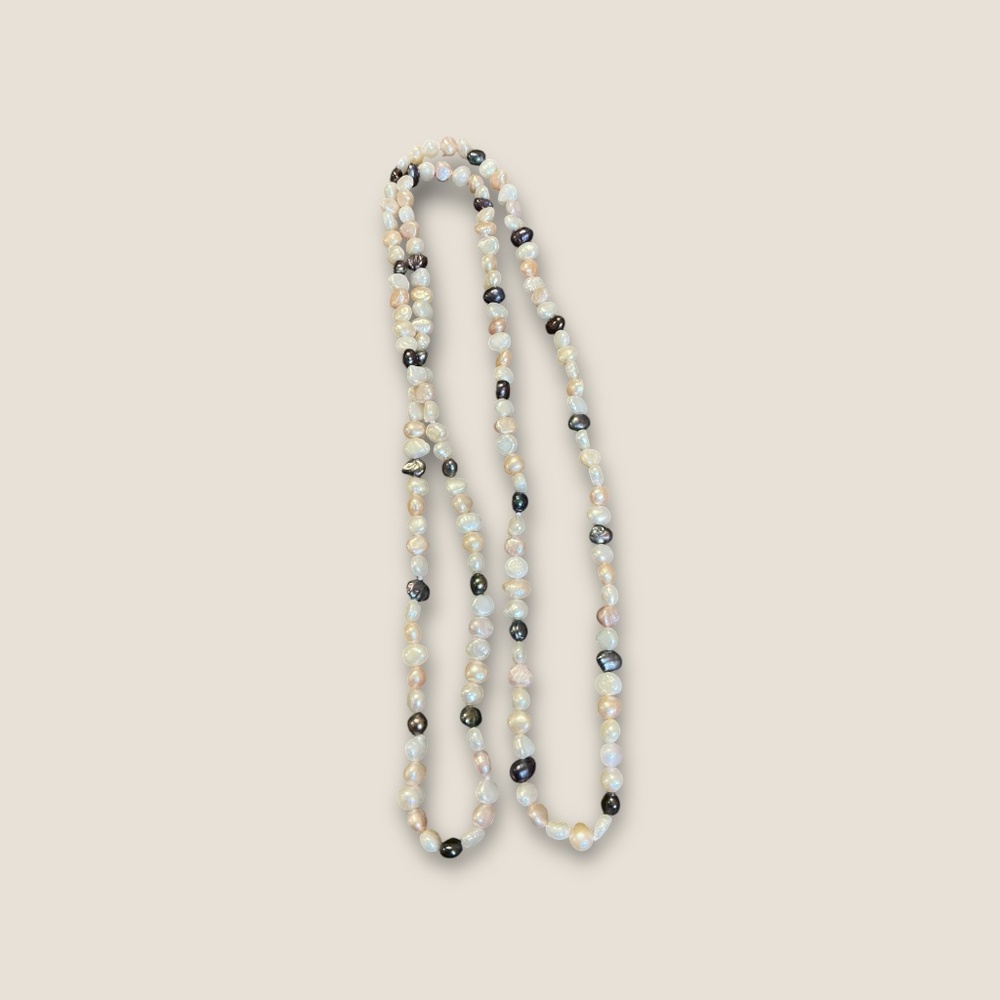 Multicolored Freshwater Pearl Necklace - Picture 3 of 3
